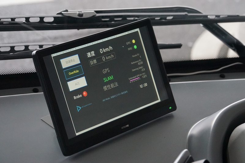 自動運転技術としてSLAM（Simultaneously Localization and Mapping）を活用している