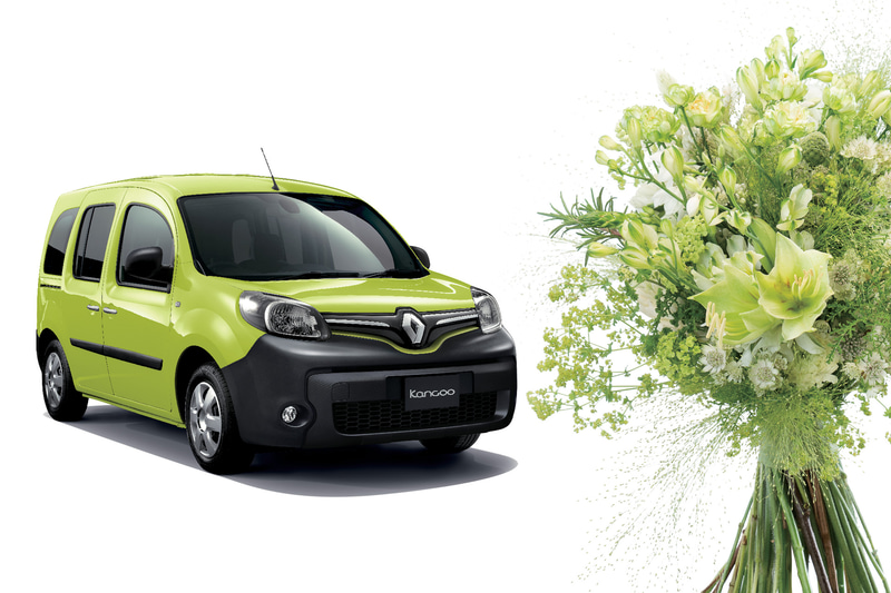 フランスのブーケスタイル「シャンペトルブーケ」をモチーフとした限定車「カングー クルール」