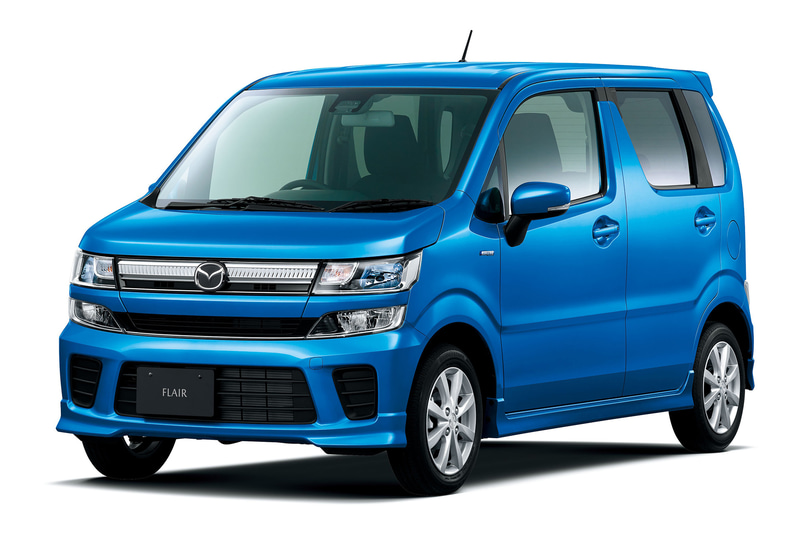 マツダ「フレア HYBRID XS」（ブリスクブルーメタリック）