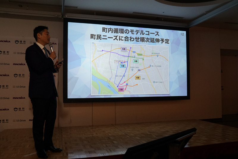 境町における定時・定路線での運行をモデルケースとして全国の地方自治体での横展開を目指す