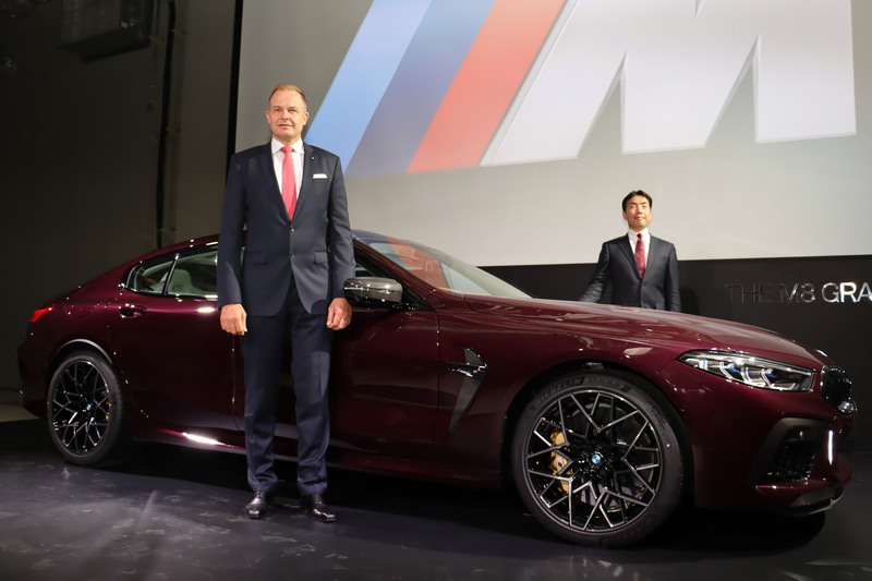 BMWの新春記者会見で「M8 グラン クーペ」が日本初公開された
