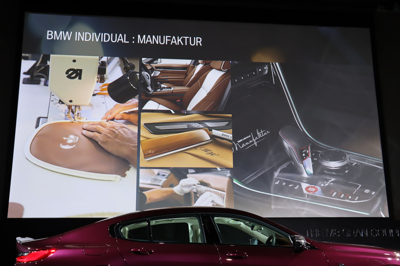 「BMW Individual」の多彩なカスタマイズも可能となっている