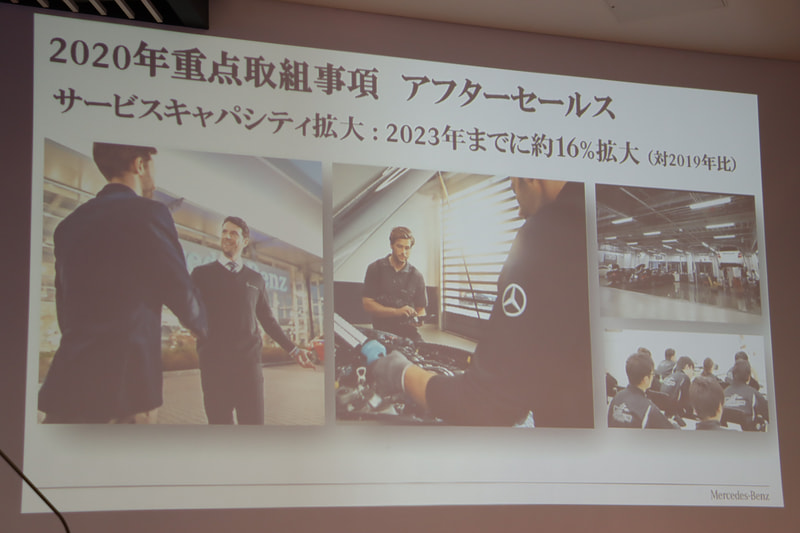 保有台数の増加を見越し、アフターサービス体制を充実させていく