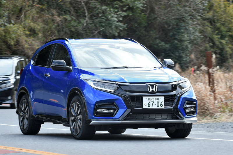 「挙動が安定しているので運転が上手くなったと思ってしまう」と語っていただいたヴェゼル Modulo X。また「同じコースを乗り比べたので差がよく分かった」とのこと