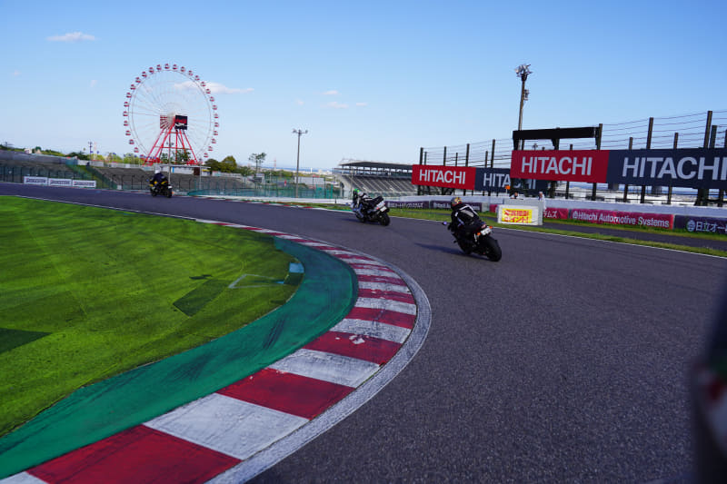 国際レーシングコースを自分のバイクで走れる「サーキットクルージング」