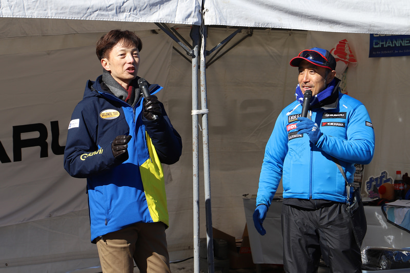 13時～はレガシィ開発責任者の堀陽一氏を交えたトークショー。かなり内容の濃い話が聞ける