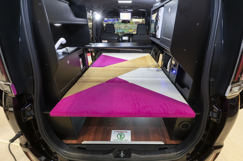 広いベッドスペース