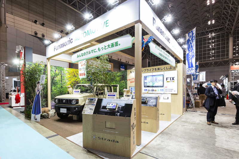 ウッディなイメージのパナソニックブース