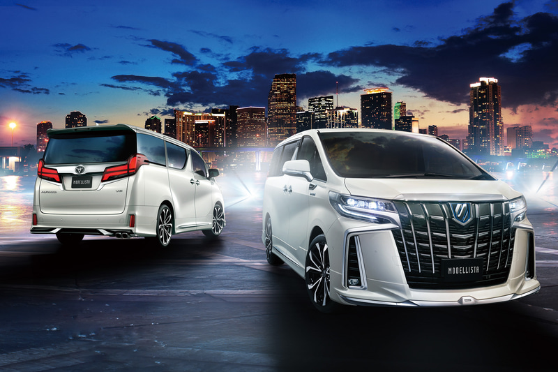 「ALPHARD MODELLISTA（新デザインエアロ装着車）」