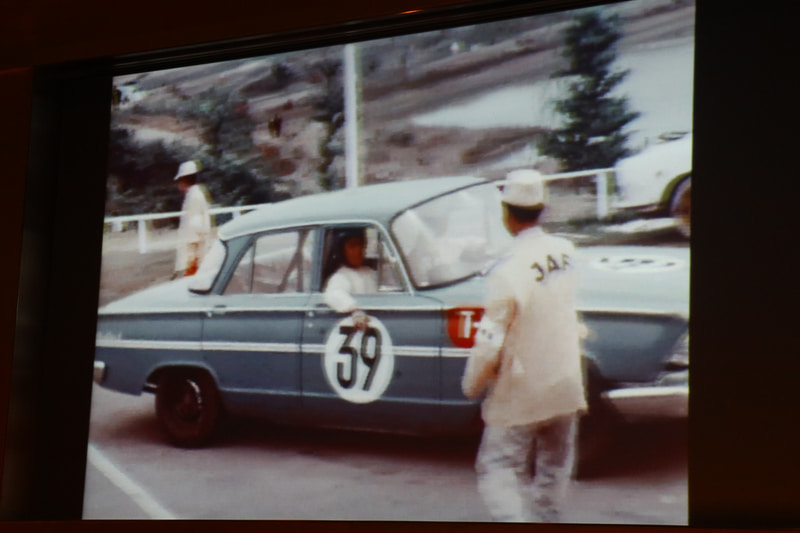 当時の動画が上映され、グロリア スーパー6の活躍を紹介