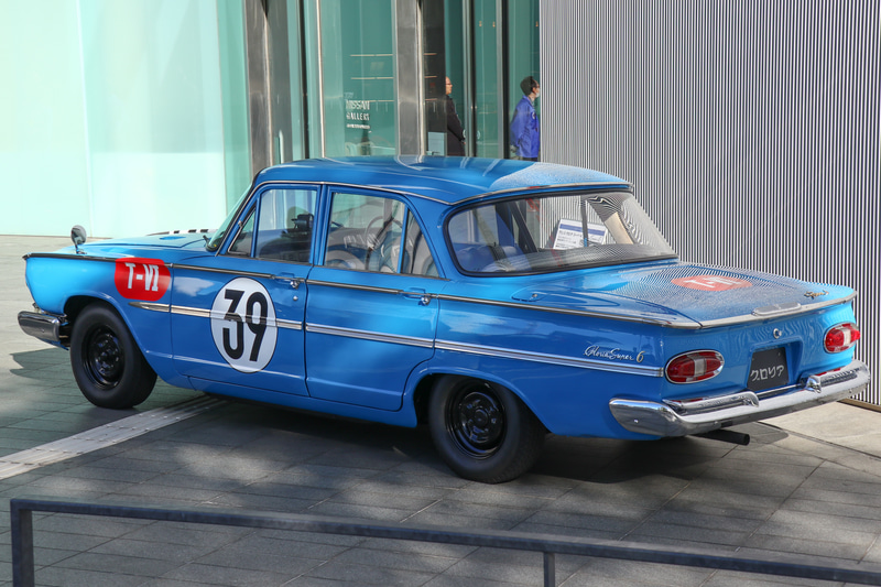 レストアが完了したプリンス グロリア スーパー6 第2回日本GP T-VIクラス優勝仕様