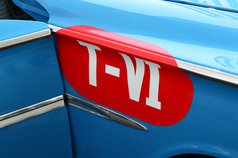 レストア前はペイントで書かれていたが、実車と同様にステッカーで再現しなおした