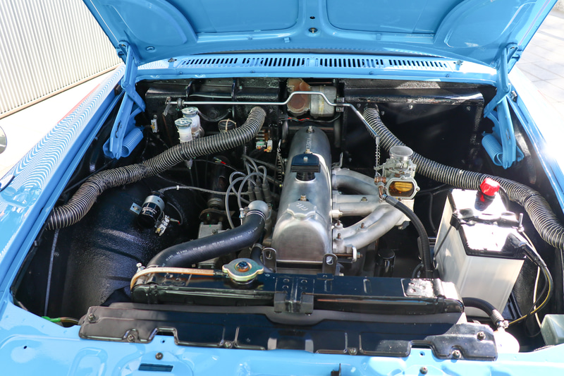 日本初という直列6気筒OHCのG7型エンジンは分解してリフレッシュ