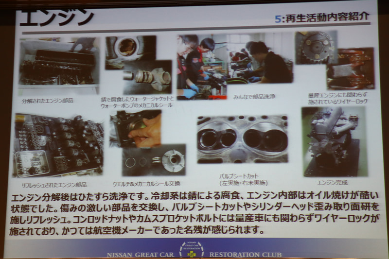 エンジンのレストア