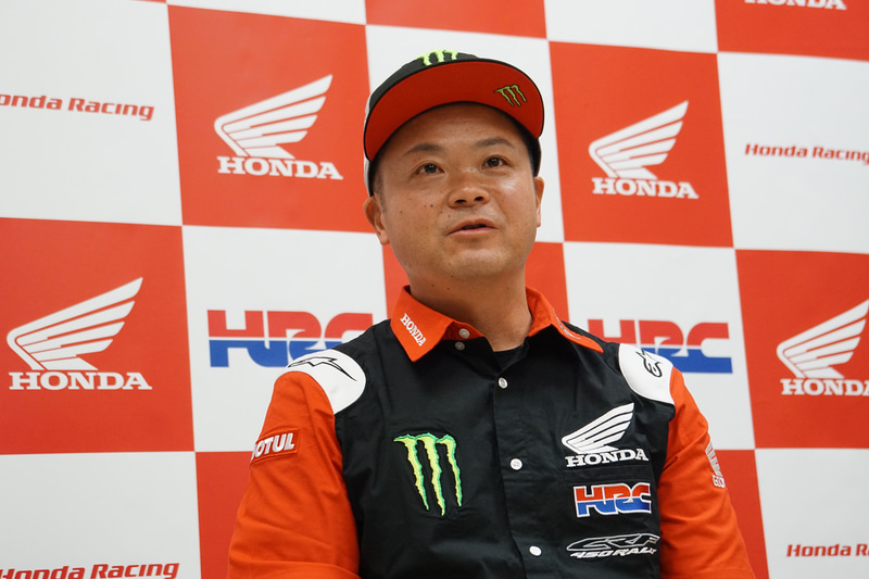 Monster Energy Honda Teamのチーム代表でHRC（株式会社ホンダ・レーシング）マネージャーの本田太一氏