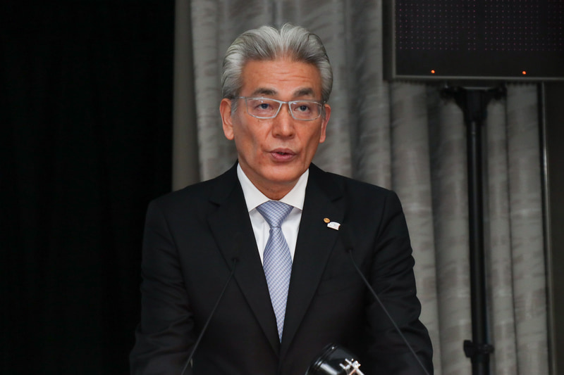 2020年3月期 第3四半期の決算内容を説明するトヨタ自動車株式会社 執行役員 白柳正義氏