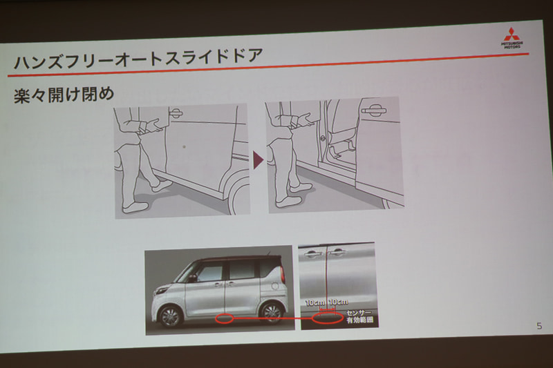 ハンズフリーオートスライドドア