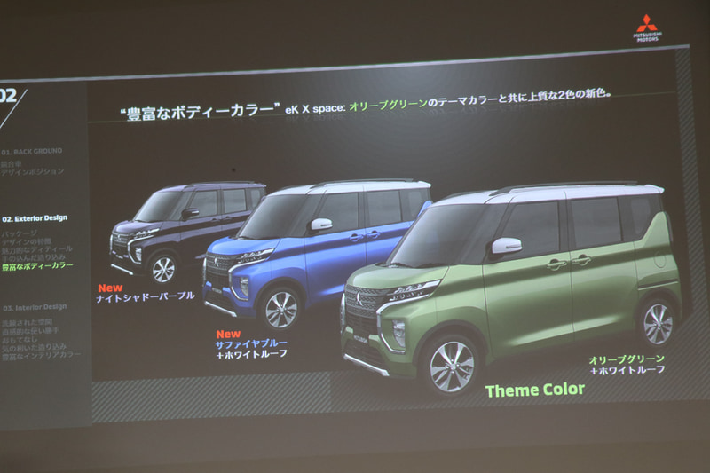 eKクロス スペースの2トーン