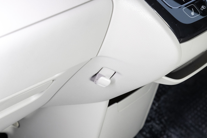 買い物袋用フックもある