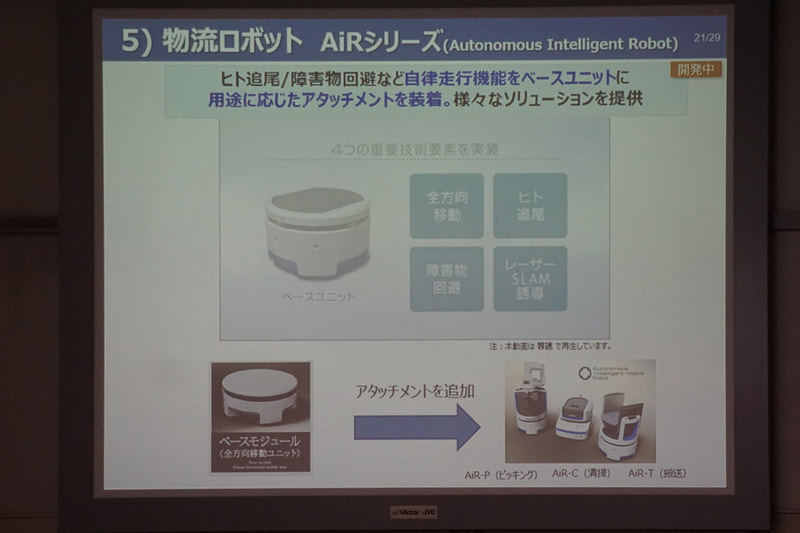 物流ロボットAiRシリーズの紹介