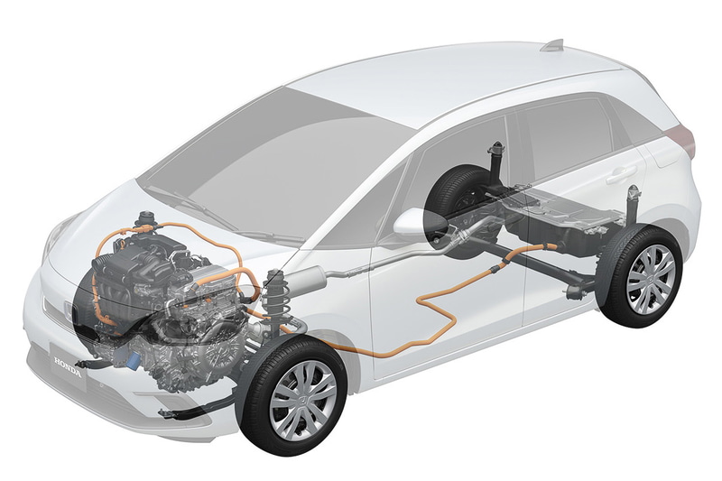 「e：HEV」のシステム構成図