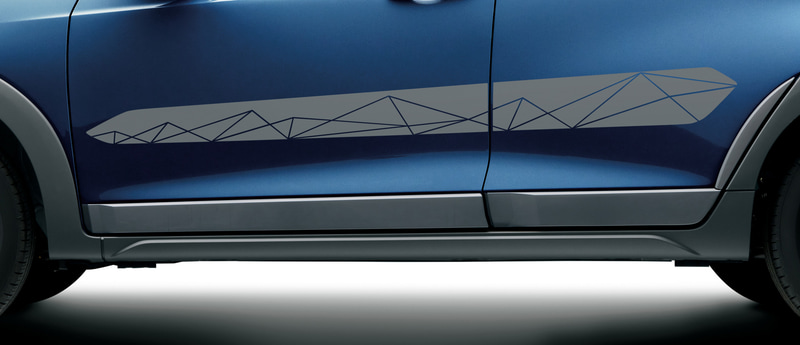 デカール ボディサイド（ライトグレー）：1万7600円