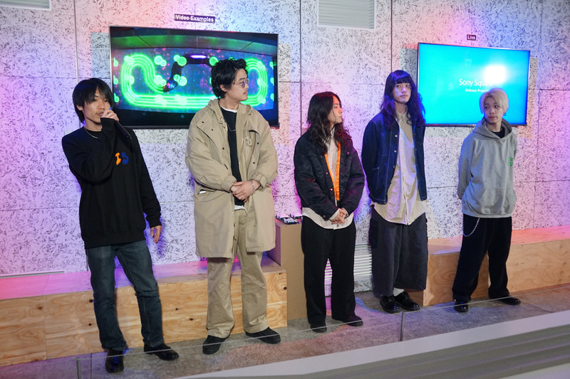 左端がPERIMETRON プロデューサー 西岡将太郎氏