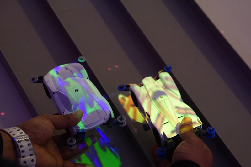 カスタマイズしたカラーリングがボディのマッピングに反映される