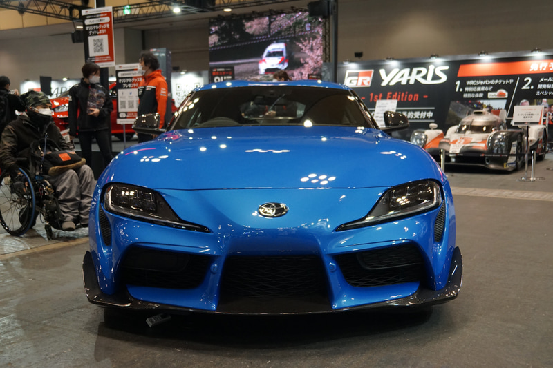 エンジンルームは公開されなかった