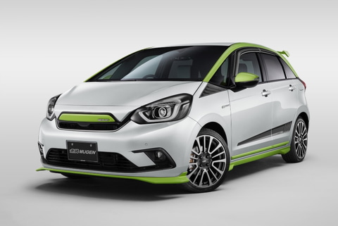 希少 エブロ 無限 ホンダ フィット パールホワイト 1/43 3000台限定