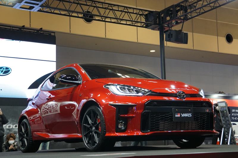 「エモーショナルレッドII」のボディカラーが公開された「GRヤリス」特別仕様車「RZ“High-performance・First Edition”」