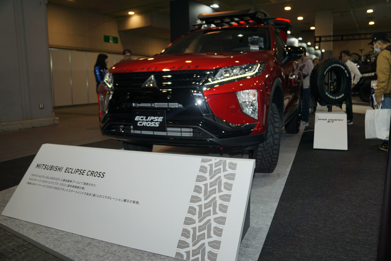 「エクリプス クロス 週末探検家仕様」にホワイトレタータイヤ「OPEN COUNTRY R/T」の235/70R16 106Qサイズを装着