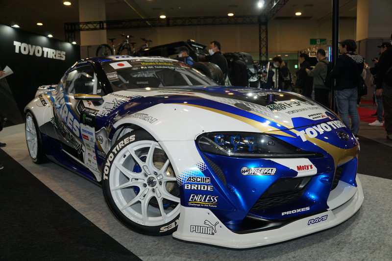 「TOYOTA GR Supra」の展示