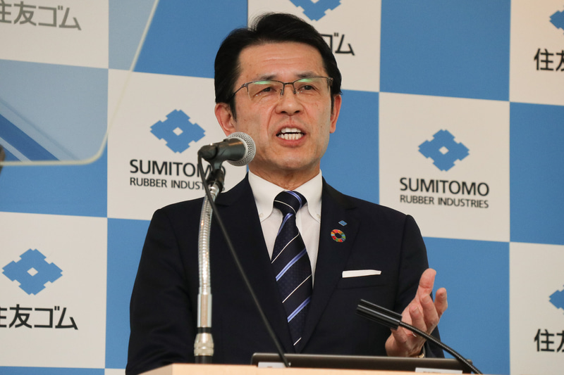 住友ゴム工業株式会社 代表取締役社長 山本悟氏