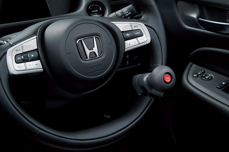 ハンドル旋回ノブ（Aタイプ）ホーンスイッチ付き