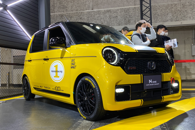 6速MTモデルの「N-ONE Cafe Racer Concept」