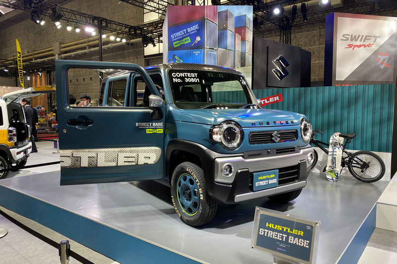 新型「ハスラー」をベースに、ストリートスポーツをイメージした「ハスラー ストリートベース」