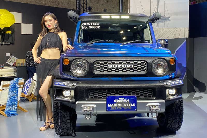 マリンレジャーをイメージした「ジムニーシエラ マリンスタイル」
