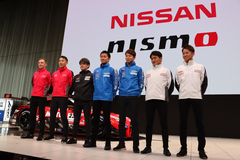 選手7人によるフォトセッション