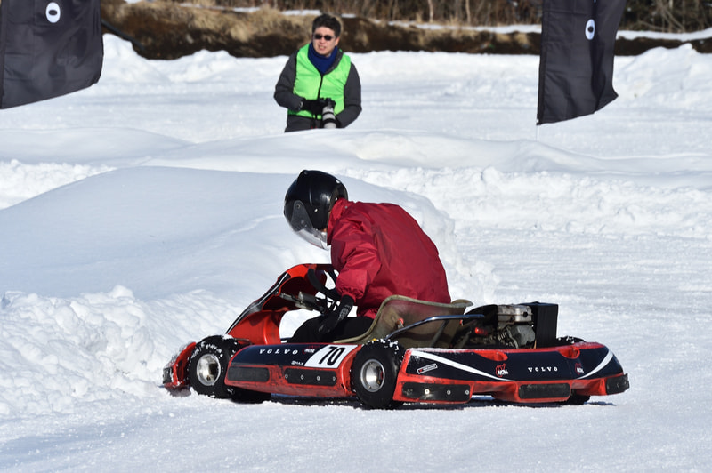 最終コーナーで痛恨のハーフスピン！