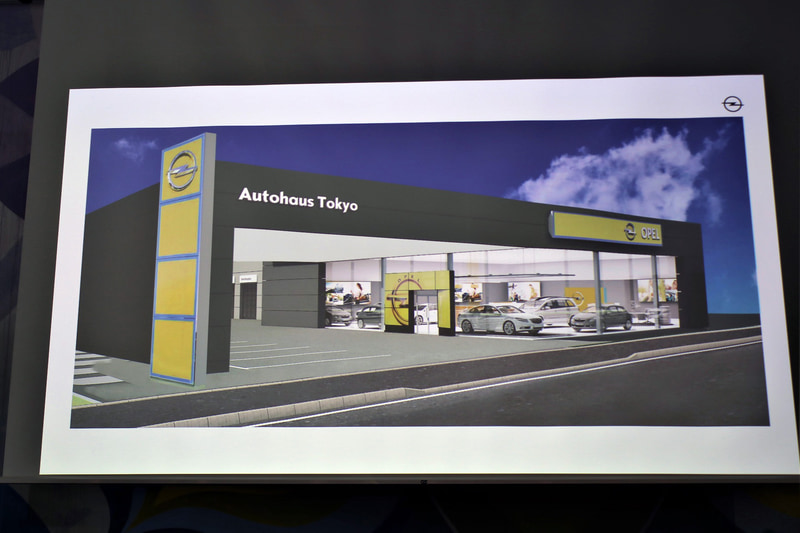 店舗のファサードにはドイツ語で“アウトハウス”という名称が使われる