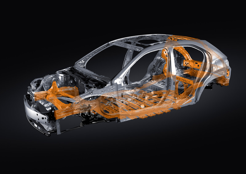 航続可能距離で400km（NEDC計測値）を確保する容量54.3kWhのリチウムイオンバッテリーを搭載