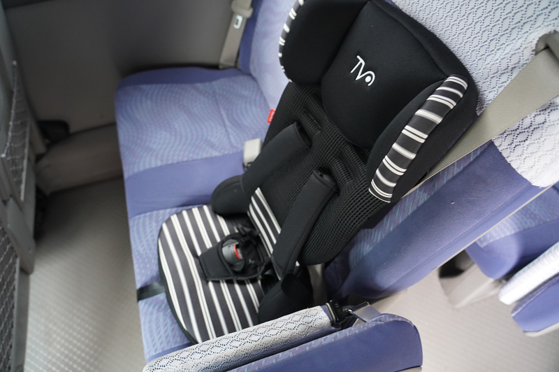 チャイルドシートも用意されている