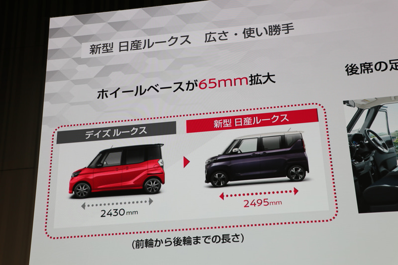 「広さと使い勝手」「家族の安心を守る先進の安全技術」という2本コンセプトを紹介