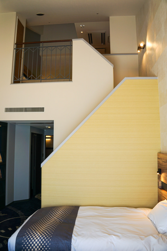 2階建てのメゾネットルームとなる