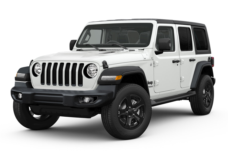 「ラングラー」の限定車「アンリミテッド・スポーツ・アルティテュード」（ブライトホワイトC/C）