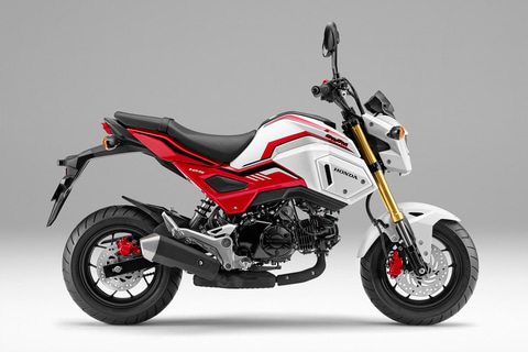 ホンダ、「グロム」のカラーリングを変更。「ロスホワイト」「マット