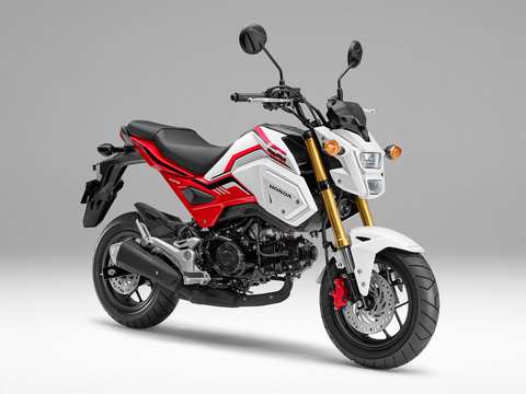 ホンダ、「グロム」のカラーリングを変更。「ロスホワイト」「マット
