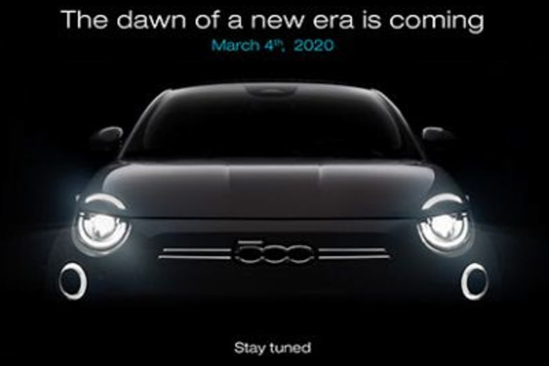 新型500のティザー写真