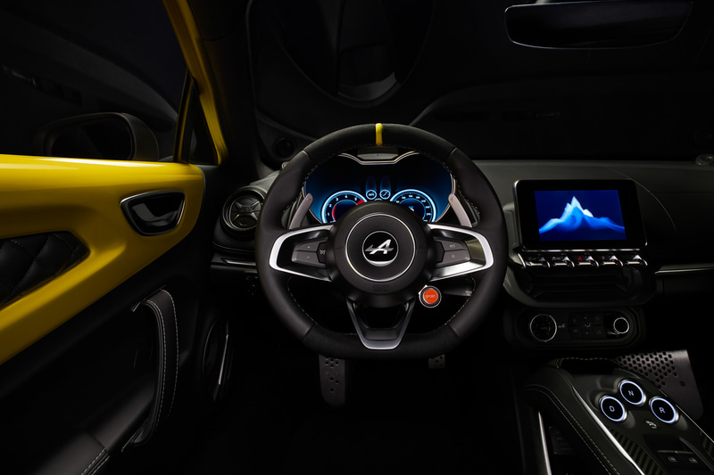 アルピーヌ A110 カラーエディション 2020のインパネ